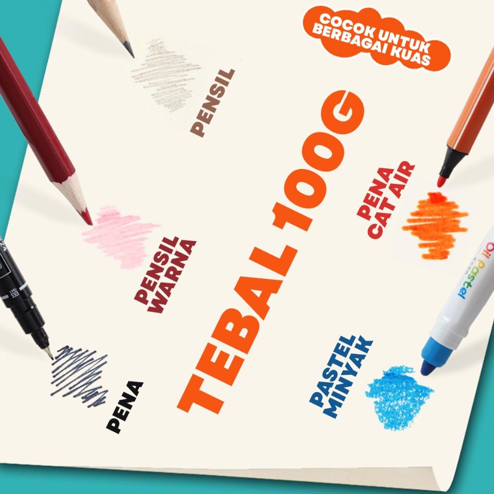 

Tepat Guna Drawing Book / Buku Gambar Ring A4 Karakter Buku Gambar Anak Sketchbook A4 Drawing Book Astronot Jilid Spiral Kertas Tebal 30 Lembar