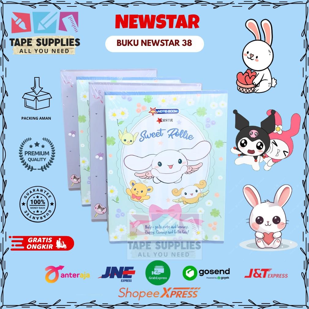 

Aman Buku Tulis Karakter Lucu 38 Lembar / Buku Tulis Sekolah (1 Pack (Isi 10Pcs)