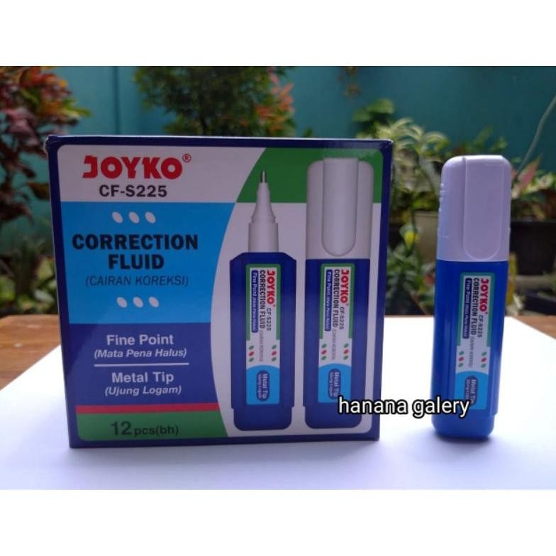 

Trendi (6 Pcs) Joyko Correction Fluid Pen Cf-S225 / Tipex Cair Joyko Tip Ex Cf-S225