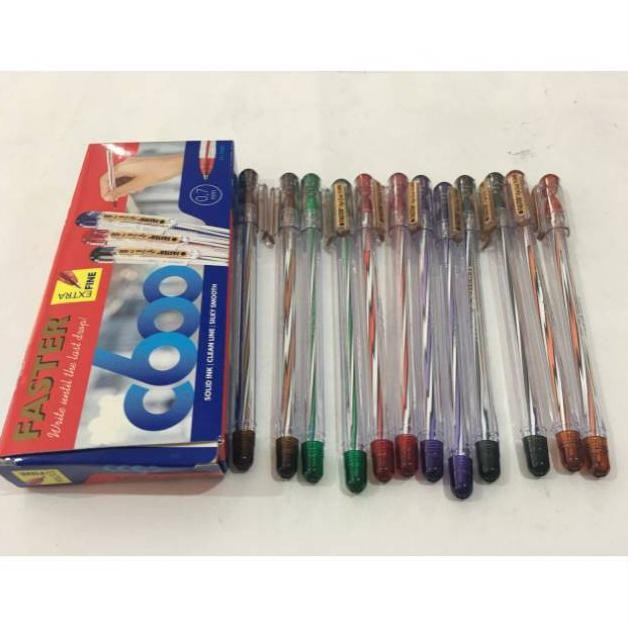 

Trending (1Pack) Pulpen Murah Bulpen Faster C600 0.7Mm