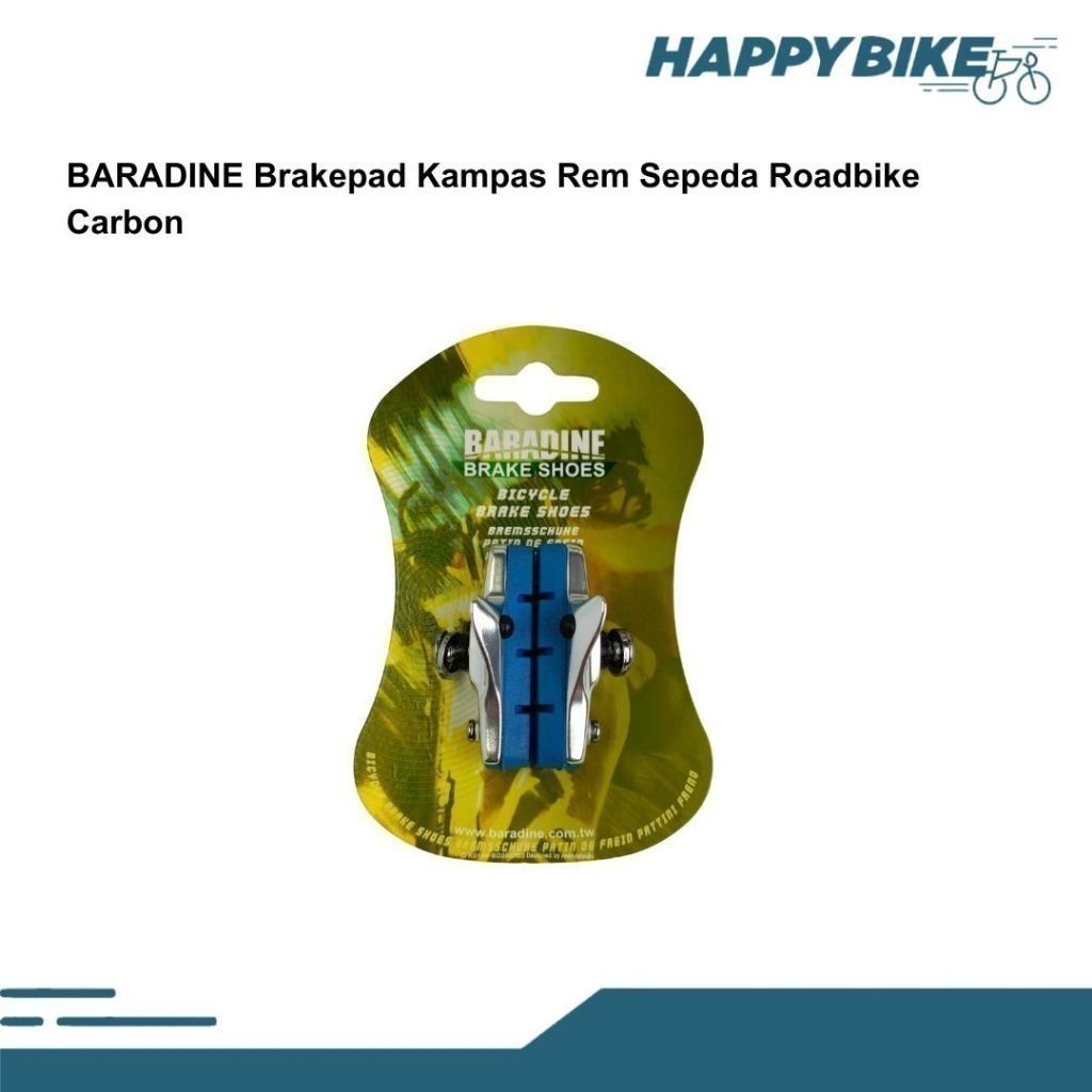 KAMPAS REM SEPEDA BRAKEPAD CARBON BARADINE UNTUK SEPEDA BALAP