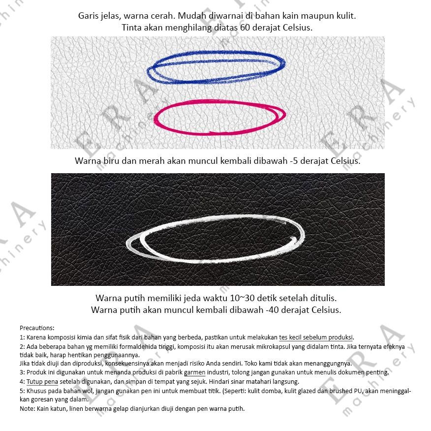 

Termurah Pen Pola Penanda Bahan Kena Panas Hilang Heat Erasable Pen Hep Frixion Setrika Pola Jahit Pulpen Spidol Marker Kain Tekstil Kertas Kulit Kualitas Tertinggi