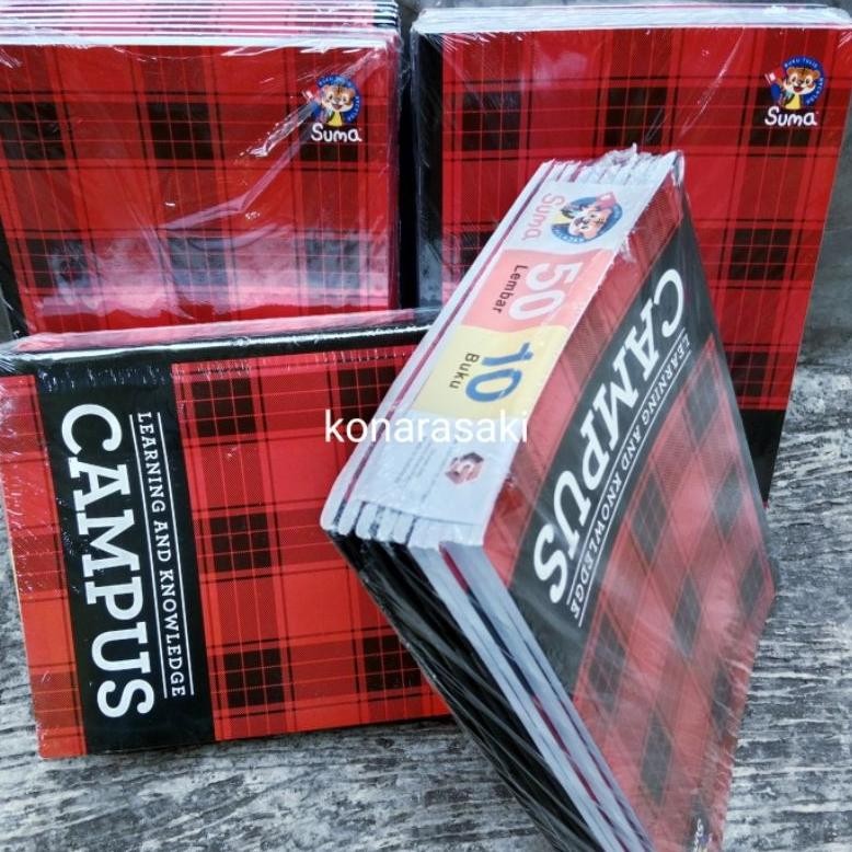 

Terbaru Promo Isi 5 Pcs Buku / Buku Tulis Suma Campus 50 Lembar / Buku Catatan Ukuran Boxy