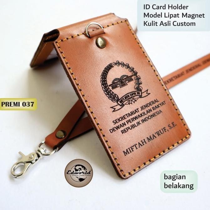 

TERMURAH ID Card Holder Lipat Magnet Premium Custom