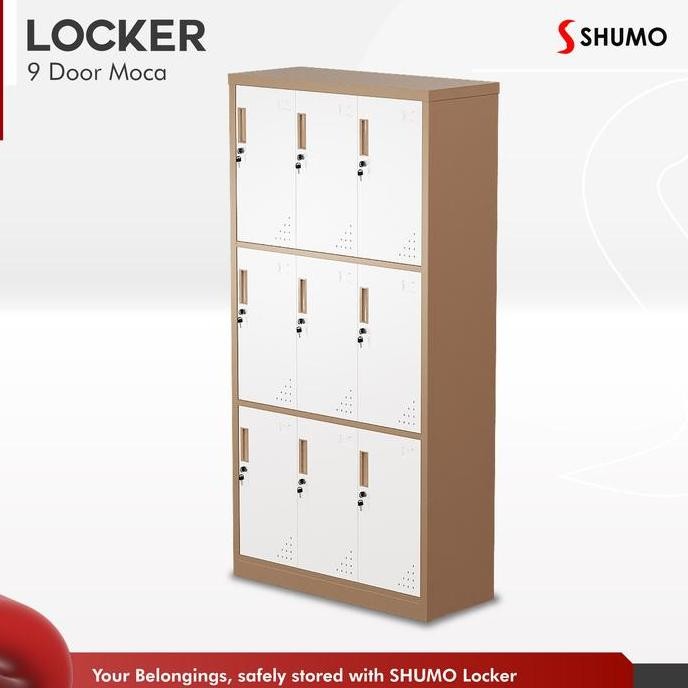 

HRG DISKON Loker Besi 9 Pintu Kunci |Locker Karyawan|Arsip File Filling Kabinet