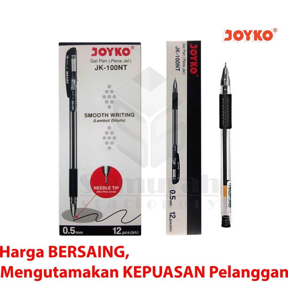 

Cocok Gel Pen Joyko Jk 100 (Runcing) / Jk 100 Nt(Jarum) Pulpen Gelpen Jk-100 0.5 Mm / Bolpen Pengel Jk100