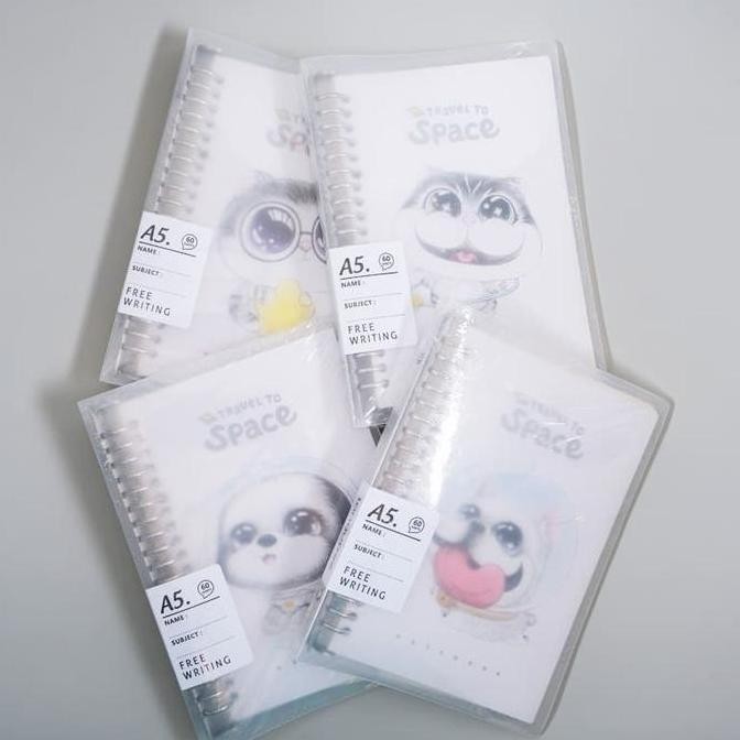 

TERMURAH Travel To Space File Binder A5 /Loose Leaf Leaf Binder Lucu Unik Murah