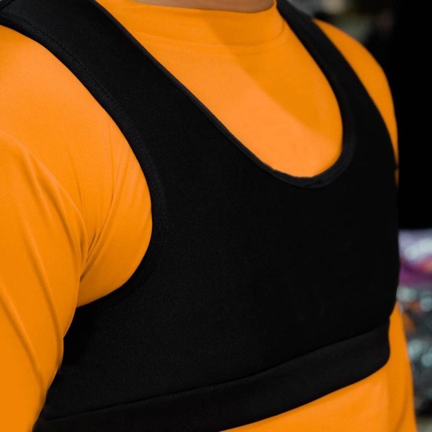 Aman Terbaik Pelindung Dada Sepak Bola Olahraga Dumbbell Neoprene Pelindung Dada Luckysport Original