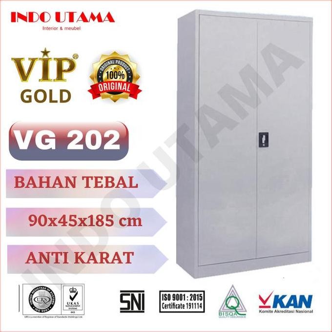 

TERMURAH LEMARI ARSIP BESI FILLING CABINET ALMARI KANTOR PLAT VIP VG 202