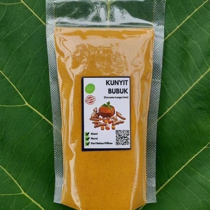 

Bubuk Serbuk Kunyit Kunir 100 Gram Murni Kuning