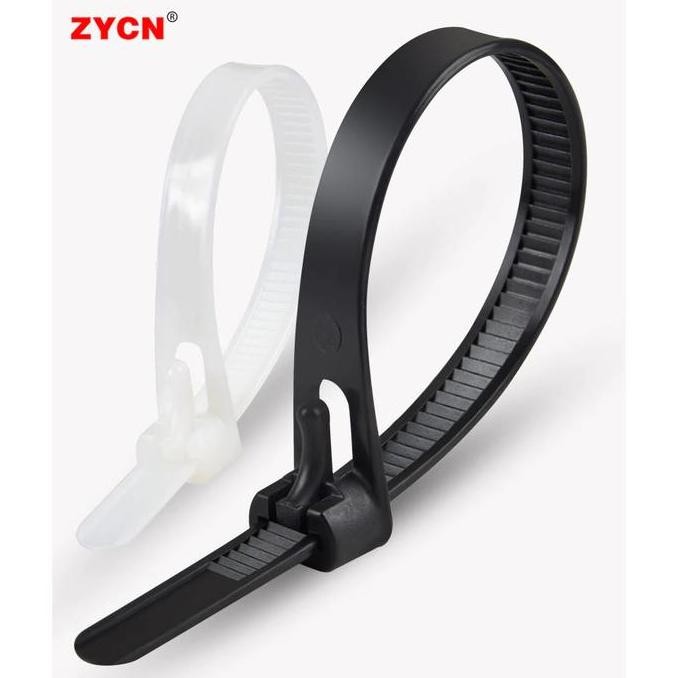 

TERMURAH Tali Rivet Kabel Ties Zip Ripet Kabel Klip 8x150mm 100 PCS Z815 Black