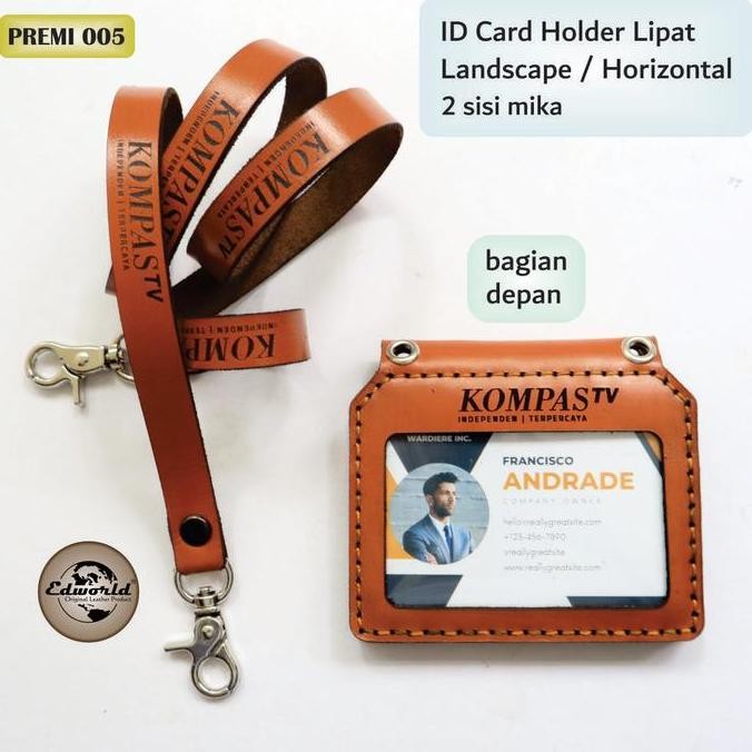 

HOT SALE ID CARD HOLDER LIPAT LANDSCAPE / HORIZONTAL 2 SISI MIKA