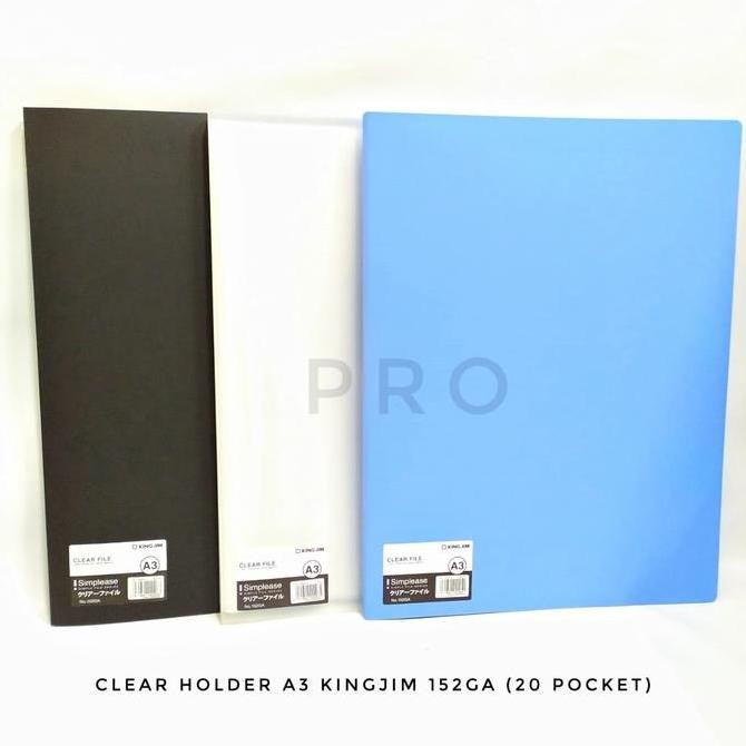 

MURAH MAP DOKUMEN CLEAR HOLDER DOCUMENT KEEPER DISPLAY BOOK A3 KINGJIM 20 LB