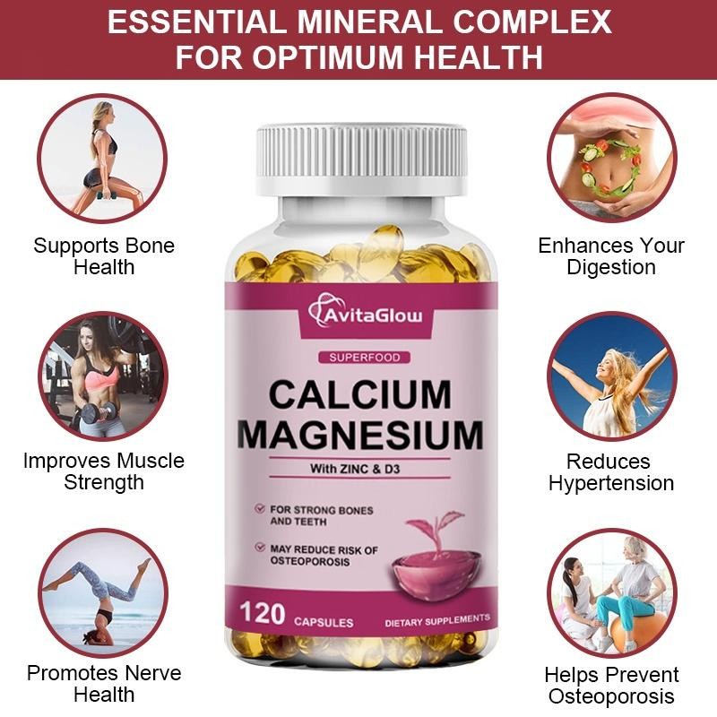 Minyak Ikan Avitaglow-Calcium Magnesium Calcium Magnesium With Zinc & D3
