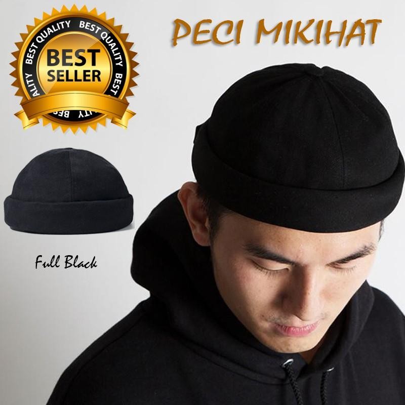 Topi Beanie Peci Kopiah Miki Hat Cap Premium Uas Ustad Abdul Somad Kupluk Muslim Pria Mikihat