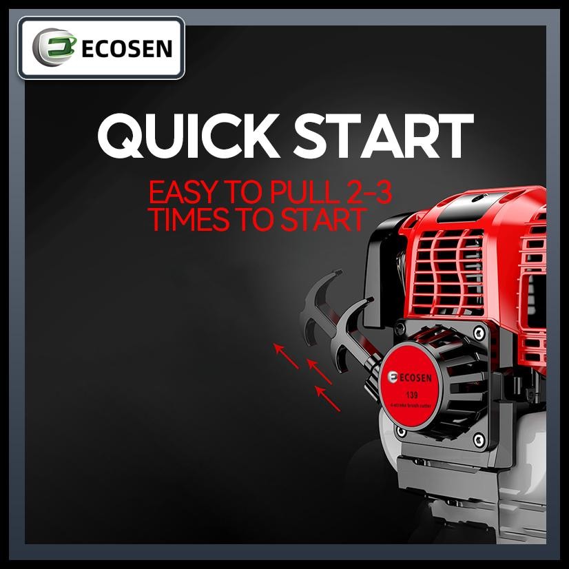 ECOSEN 1200W MESIN POTONG RUMPUT GENDONG 4 TAK BRUSH CUTTER 4 STROKE KUALITAS TERBAIK/MESIN POTONG R