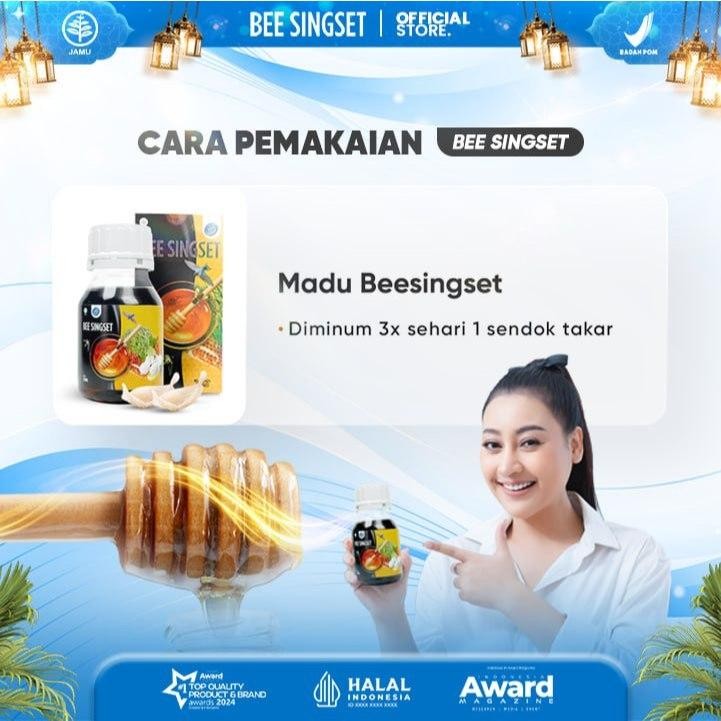 

Bee Singset Madu Diet Herbal/ 100 Original/ Turunin Bb 5-15 Kg