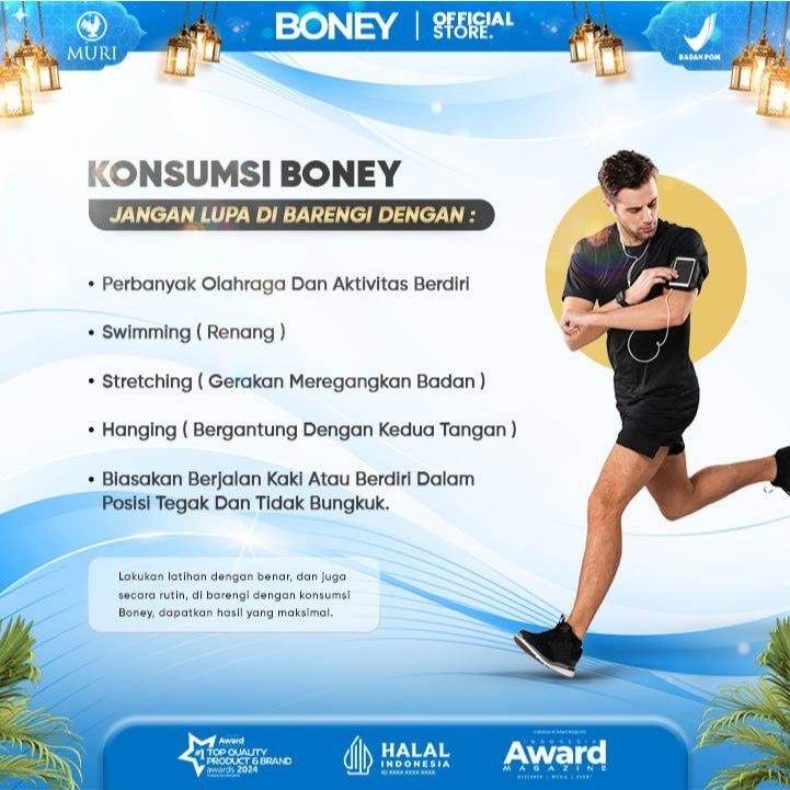 

Boney Dan Susu Boney (2 Susu + 2 Boney) / Solusi Terbaik Untuk Tinggi Badan Lebih Menarik Dan Ideal