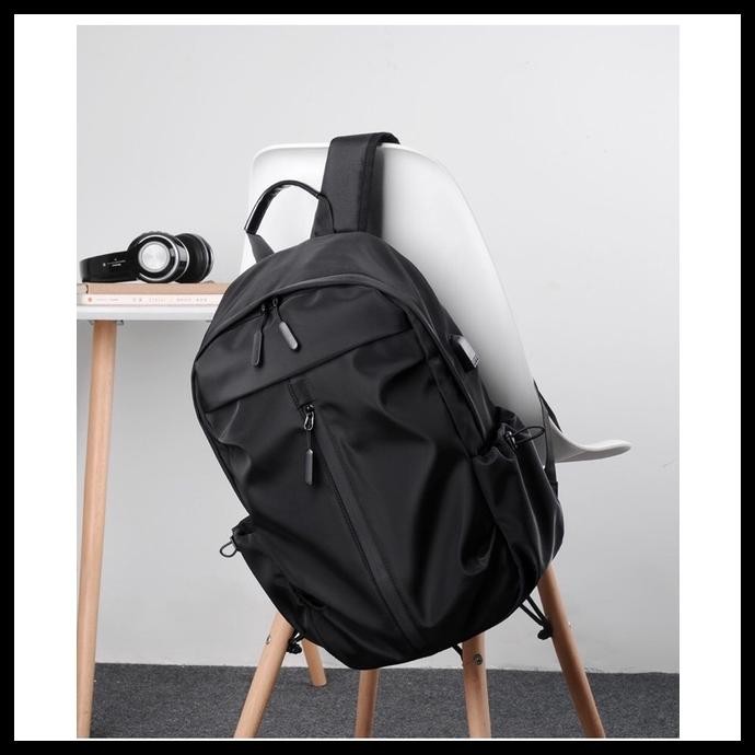 TAS RANSEL LAPTOP USB PREMIUM ANTI AIR ORIGINAL BISA UNTUK CAS HP