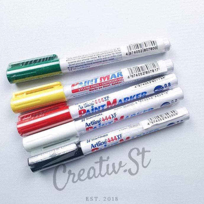 

Terlaris !!! Artline Spidol Akrilik Color Paint Marker Fine Tip Kaca Plastik Kayu 444Xf 440Xf