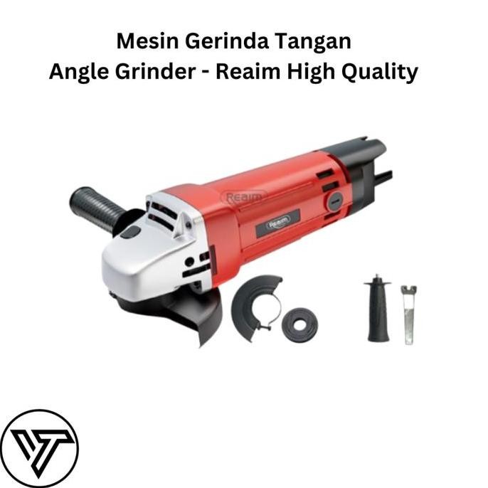 Promo | Mesin Gerinda Tangan 4 Inch - Gerinda Listrik - Angle Grinder - Gerinda Reaim High Quality