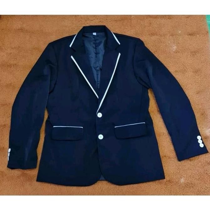 JAS ALMAMATER warna NAVY/JAS OSIS/JAS SEKOLAH/JAS SERBAGUNA