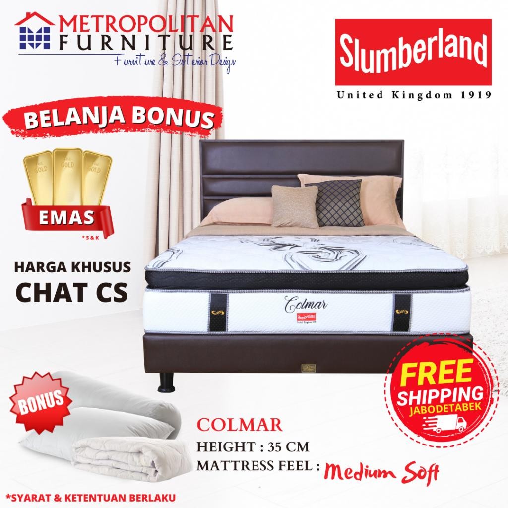 Kasur Springbed Slumberland Colmar Spring Bed Matras