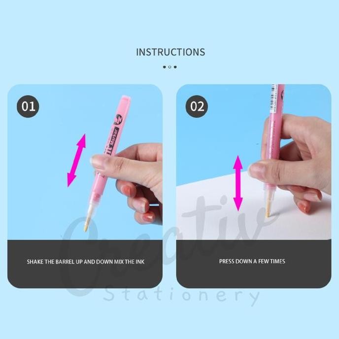 

Segera Miliki !!! Giorgione Acrylic Marker Pen Spidol Akrilik Set Permanen 12 18 Warna G-Mk1105