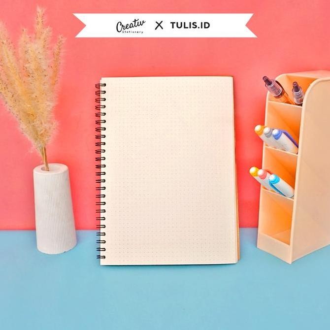 

Hot Sale !!! [Tulis.Id] Simple Basic Bookpaper Spiral Notebook