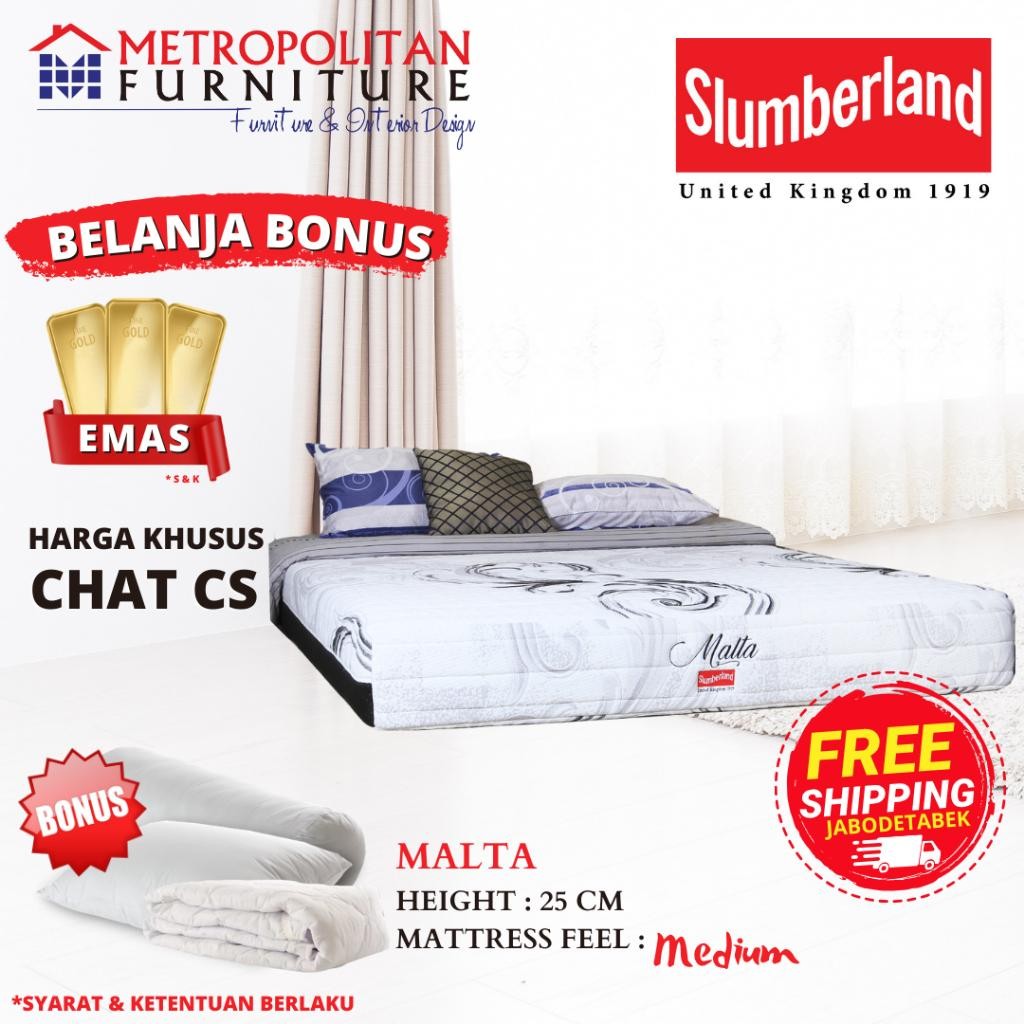 Kasur Springbed Slumberland Malta Spring Bed Matras