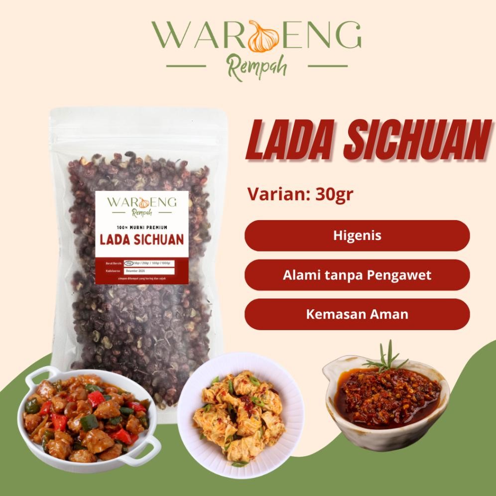 

Lada Sichuan / Lada Szechuan / Bumbu Mala / Szechuan Peppercorn - Rempah MSH
