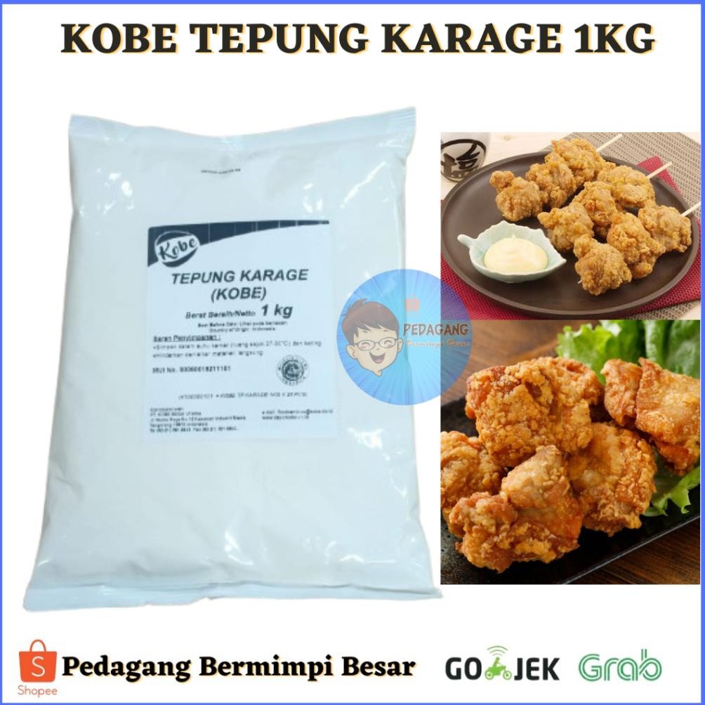 

READY STOCK Kobe Tepung Karage 1Kg | Tepung Karaage | Tepung Kaarage