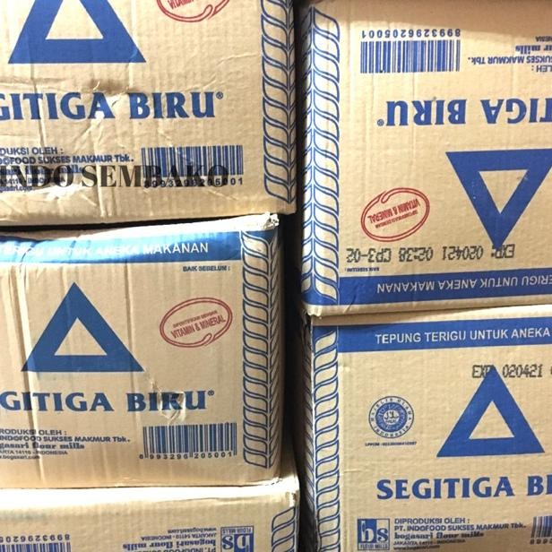 

READY STOCK Tepung Terigu Dus 1kg x 12 bks / Terigu Segitiga 1kg / Tepung Segitiga Biru Karton / Tepung Serbagun