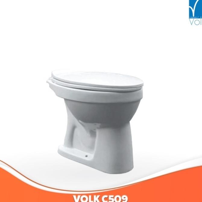 NEW TERMURAH VOLK CLEMATIS C509 TOILET / CLOSET DUDUK SIRAM