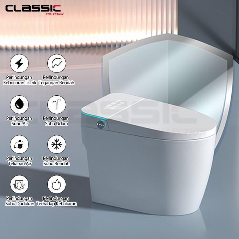 NEW Toilet / Kloset Duduk Tidal/ Luxury Kloset Duduk Siram Toilet / Smart Closet Toilet Otomatis/Aut