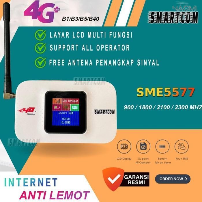 Baru Smartcom ~ Modem Mifi Wifi E5577 Free Antena Unlock All Operator