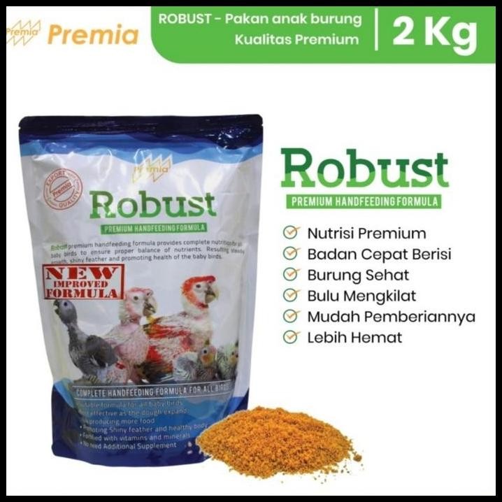 Bubur Loloh Baby Burung Parrot Robust 2 Kg Bubur Baby Afgrey Macaw