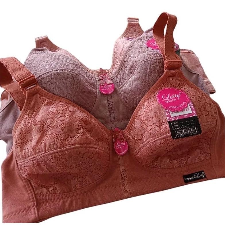 Ready Bra Sport Jumbo Lutty Brukat Kait 3 & Tali Lebar