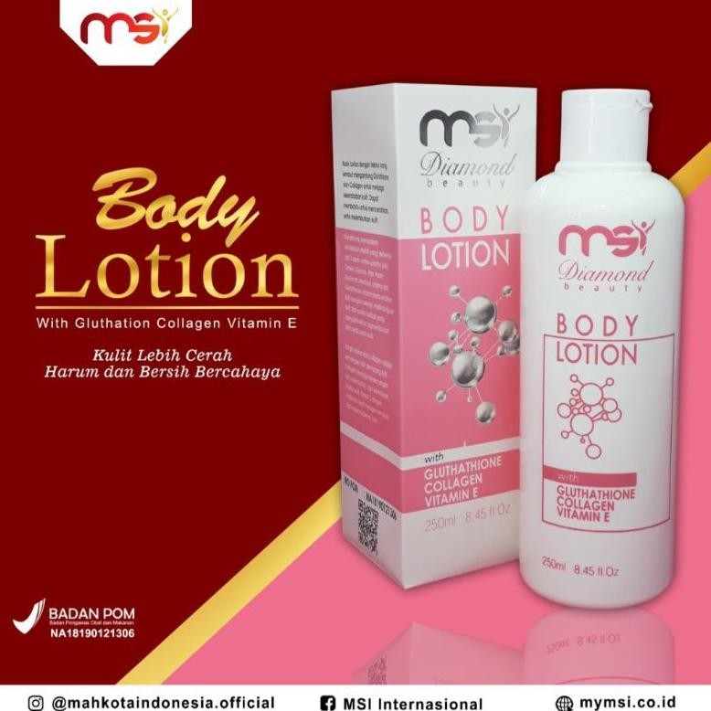 Ready Paket Hemat Msi Diamond Beauty Face Mist + Glowing Serum + Bamboo Charcoal + Body Lotion All S