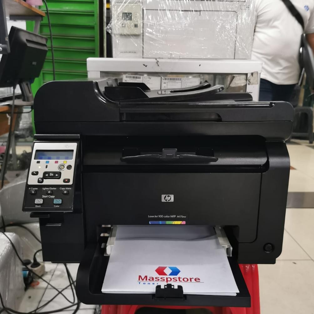 NEW Mesin Foto Copy Printer Hp LaserJet Pro 100 color MFP M175nw print Scan Copy Adf mesin foto copy
