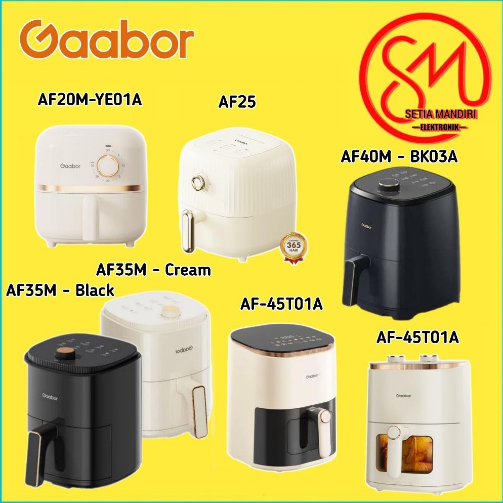 NEW Gaabor MINI Air Fryer Kecil Low Watt Mesin Penggorengan Tanpa Minyak Kapasitas 2L