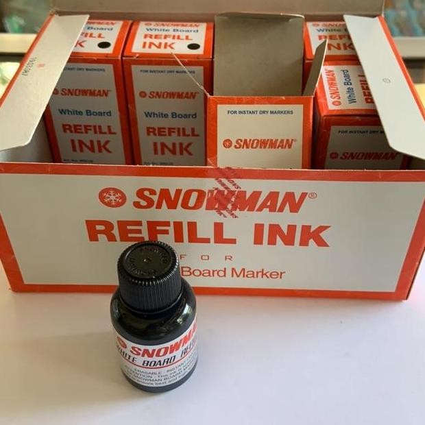 

Spot Barang !!! Snowman Tinta Isi Ulang Spidol Whiteboard Wbi Ink