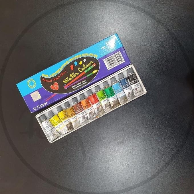 

Terlengkap !!! Mr. Loveguitar Cat Air Tube No 120 Besar 12 Warna Watercolor Paint