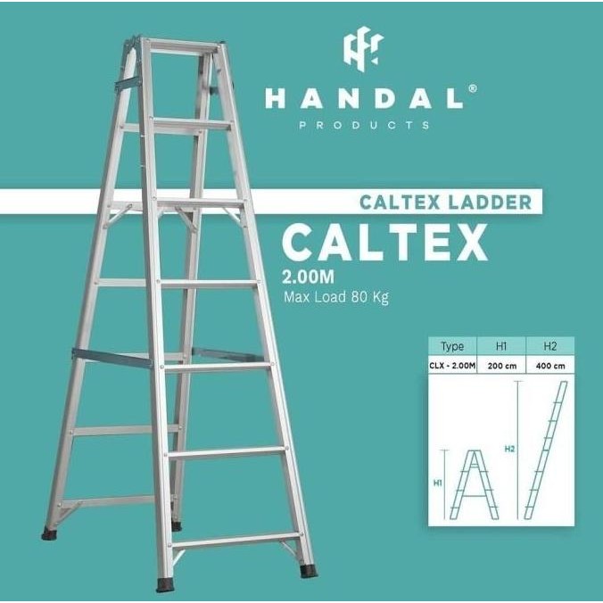 GOSEND Tangga Lipat Aluminium / Tangga Aluminium / Tangga Caltex