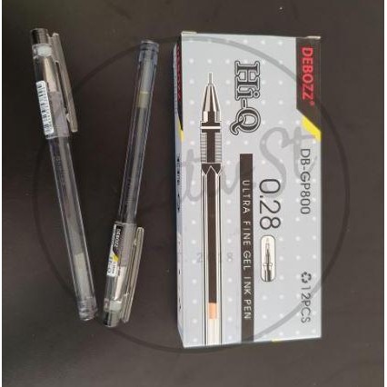 

Promo !!! Debozz Pulpen Bolpen Pena Gel Pen Db-Gp800 0.28Mm Stationery Hitam