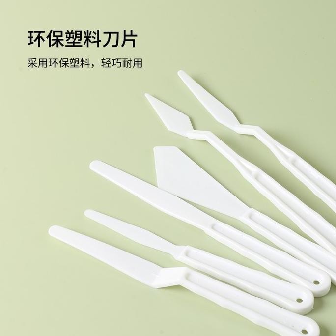 

Terlengkap !!! Giorgione Plastic Palette Knife White Pisau Ukir Putih Set 6 G-Y0009