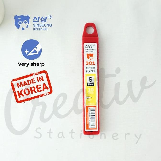 

Eksclusiv !!! Sinseung Isi Cutter Kecil Blade S301 Pisau Potong 30 Derajat