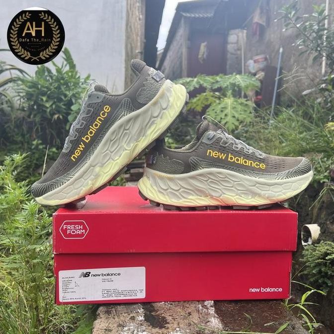 New Balance Fresh Foam X More Trail V3 Olive 1jt% Original BNIB "Resmi MAP" MTMORCA3
