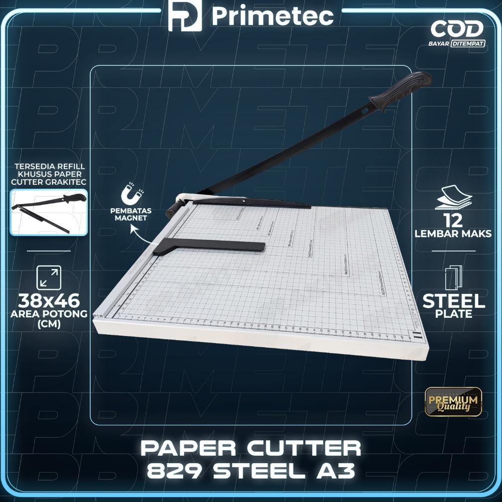 RUMPIN Paper Cutter A3 ( Alat Potong Kertas ) Pemotong Kertas Alat Potong /Mesin Pemotong Kertas HVS