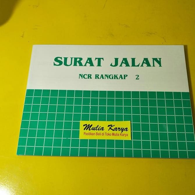 

Buku Surat Jalan Rangkap 2 NCR Besar / Pak 10 buku